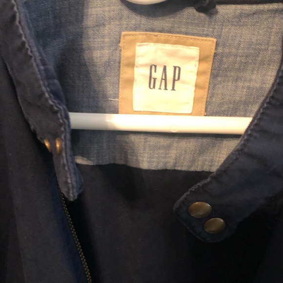 Gap Navy Blue Bomber Jacket - Picture 5 of 5